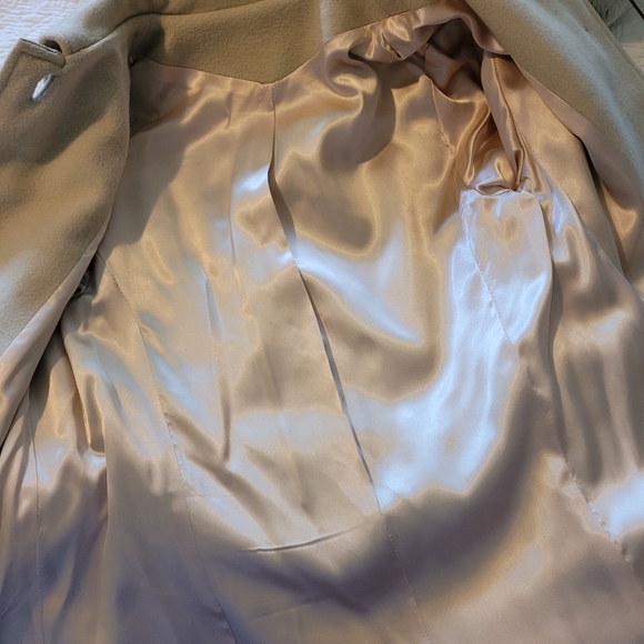 Vintage Sakowitz Cashmere Button Coat with Self Tie - Picture 5 of 14